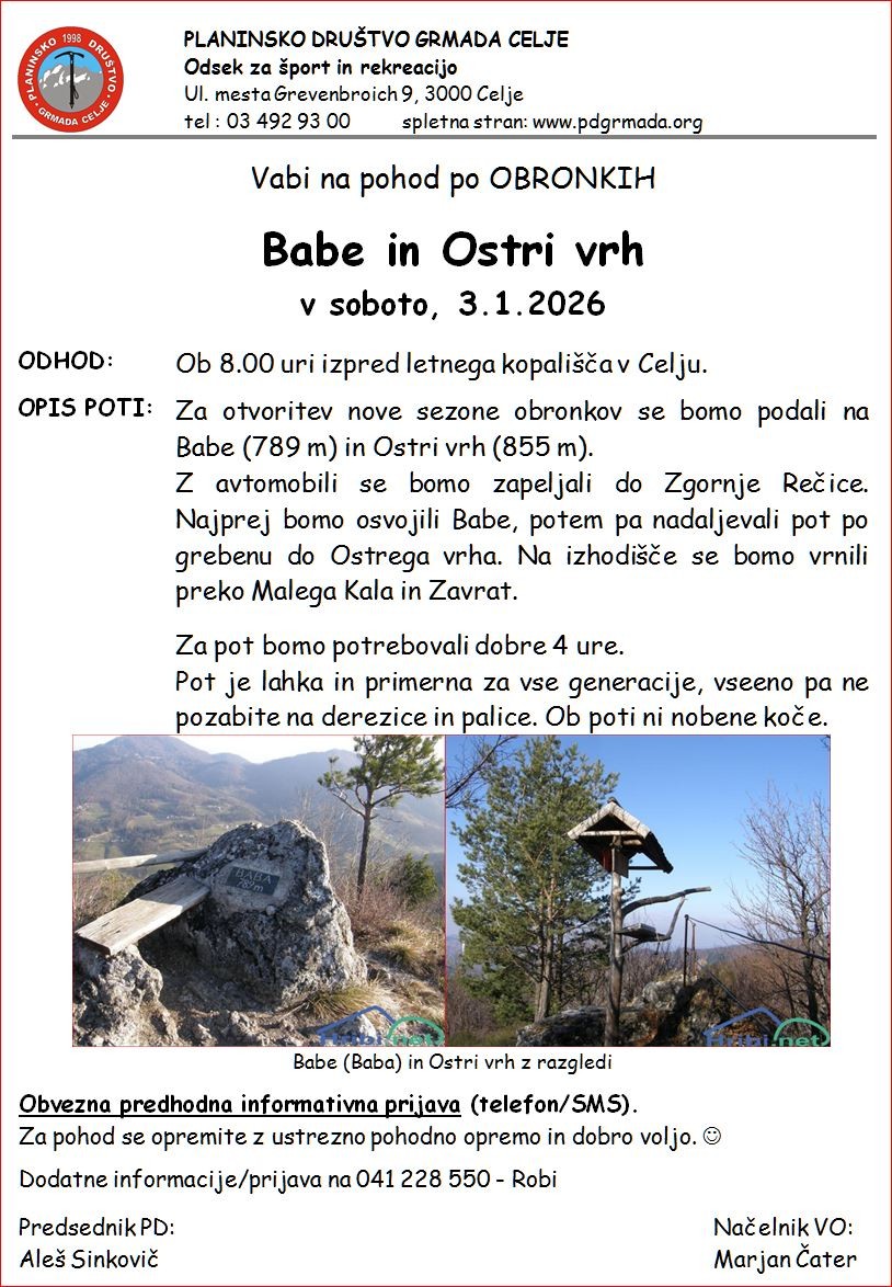 Babe in Ostri vrh
